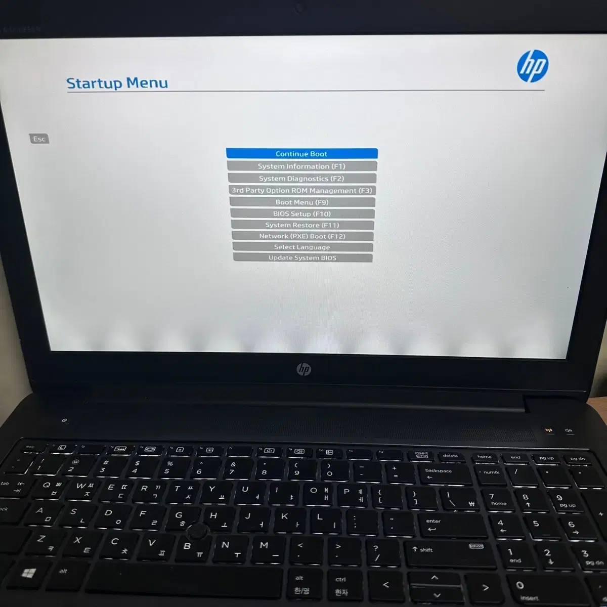 i7 6세대 ZBOOK Z북  HP 15 G3 노트북 부품용