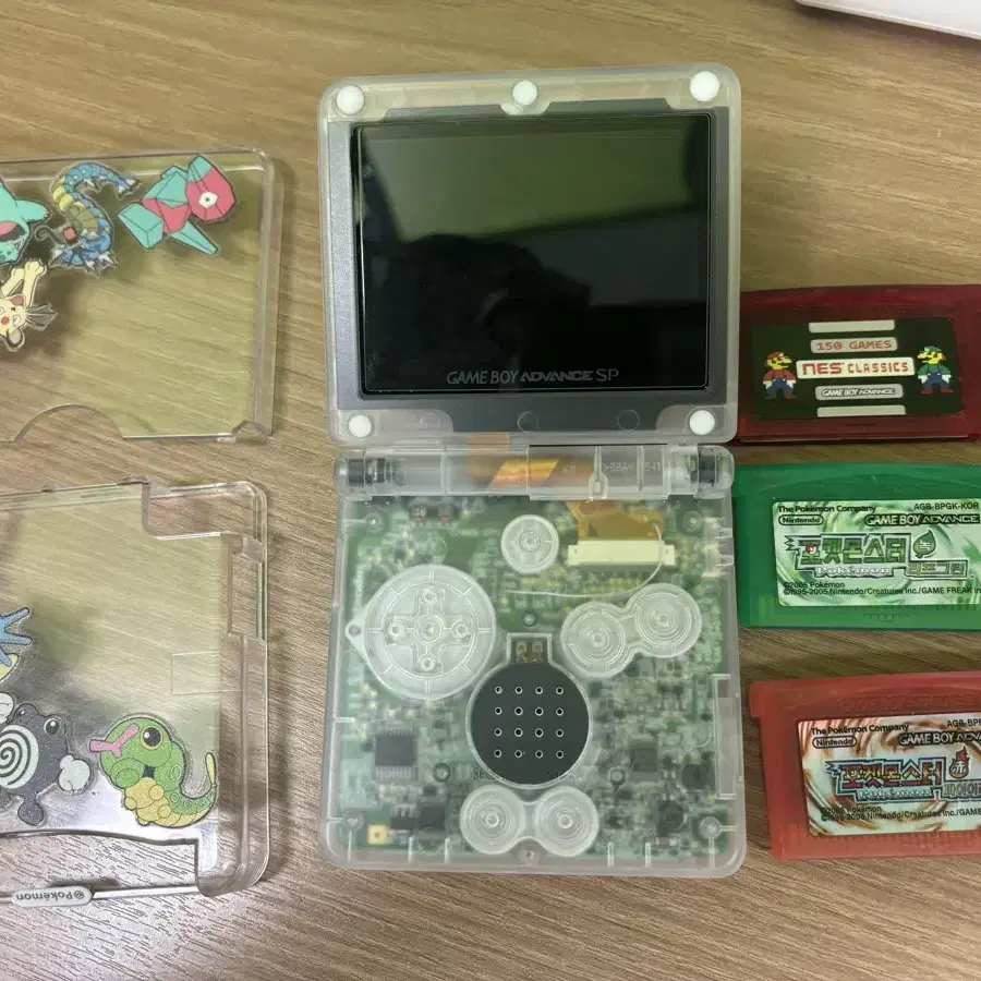 Gba sp ips v5 c타입 깐돌배터리 및 팩 케이스