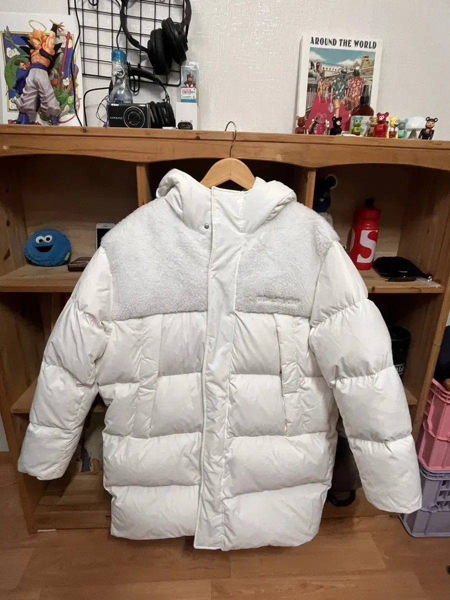 Goal Studio Duck White Long Puffer M 100