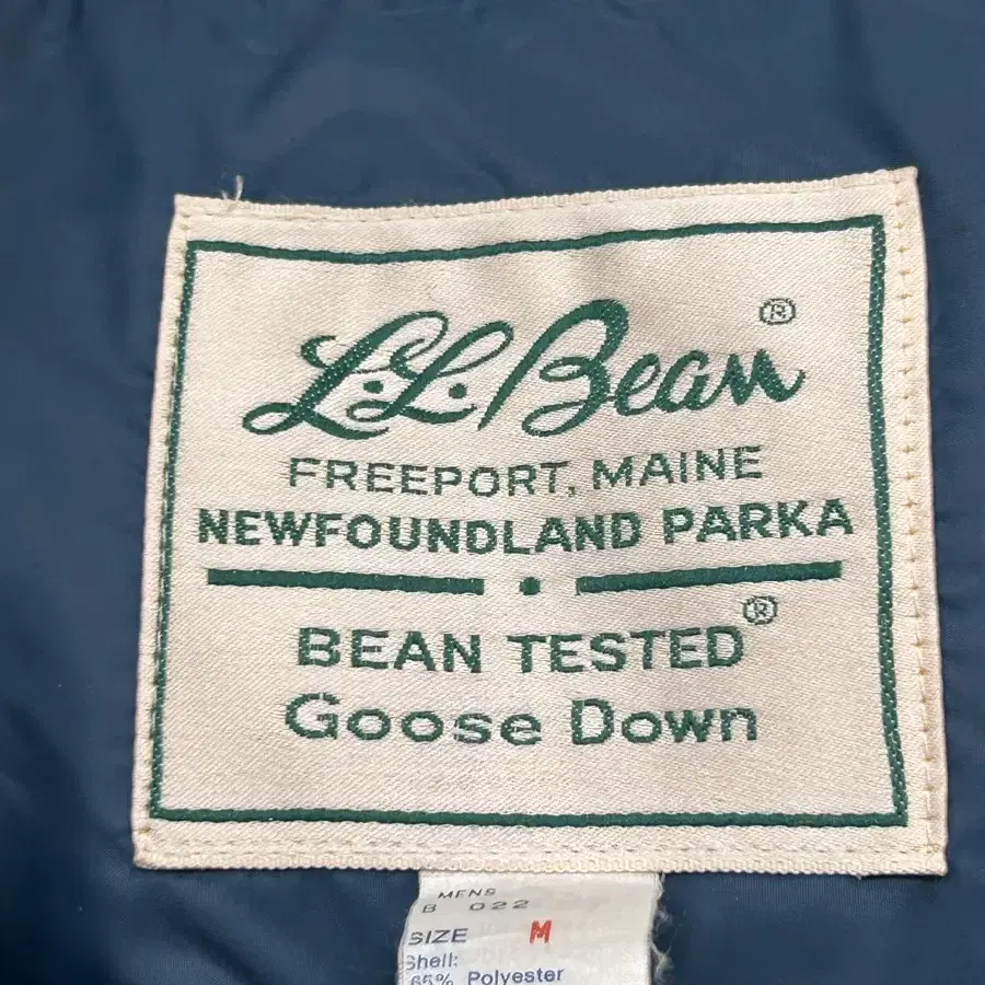 80s L.L.Bean 구스다운 파카