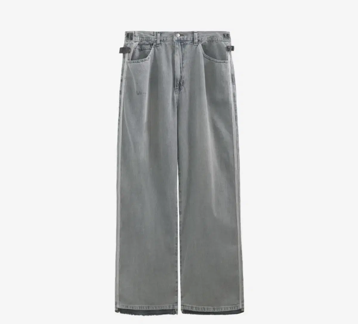 [3] Polythene Rebuild Koshima Denim Pants Bloo Gray