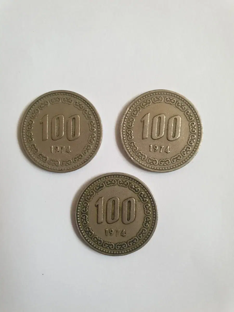 희귀동전  100원