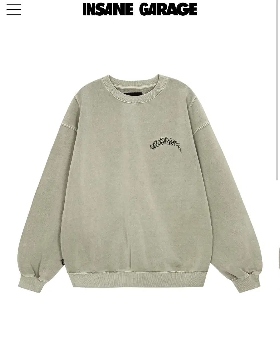 인세인개러지 Basic sweatshirt tan컬러