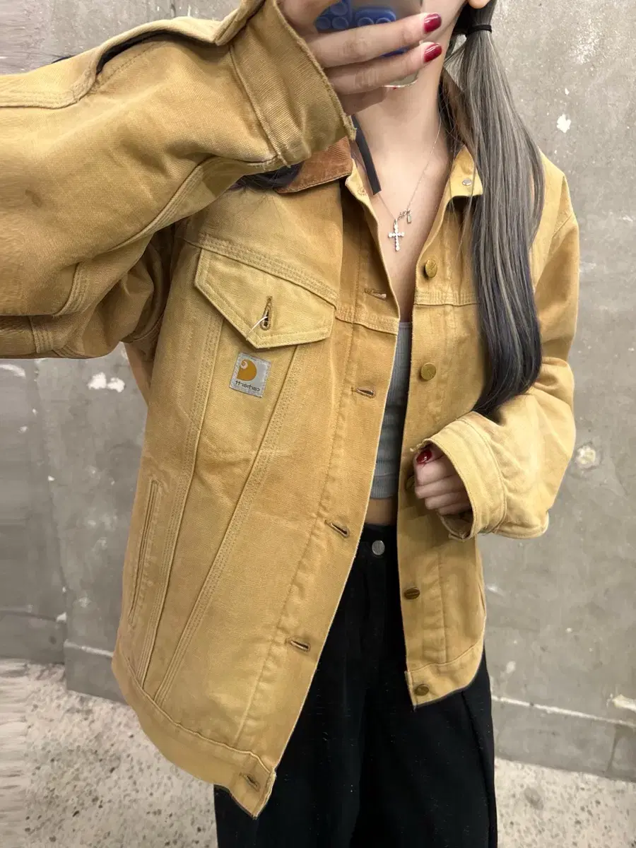 Carhartt 칼하트  브라운 디트로이트 자켓