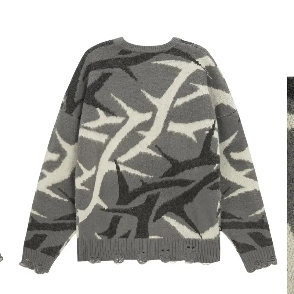 인세인개러지 TRIBAL BRUSHED SWEATER 그레이 색상