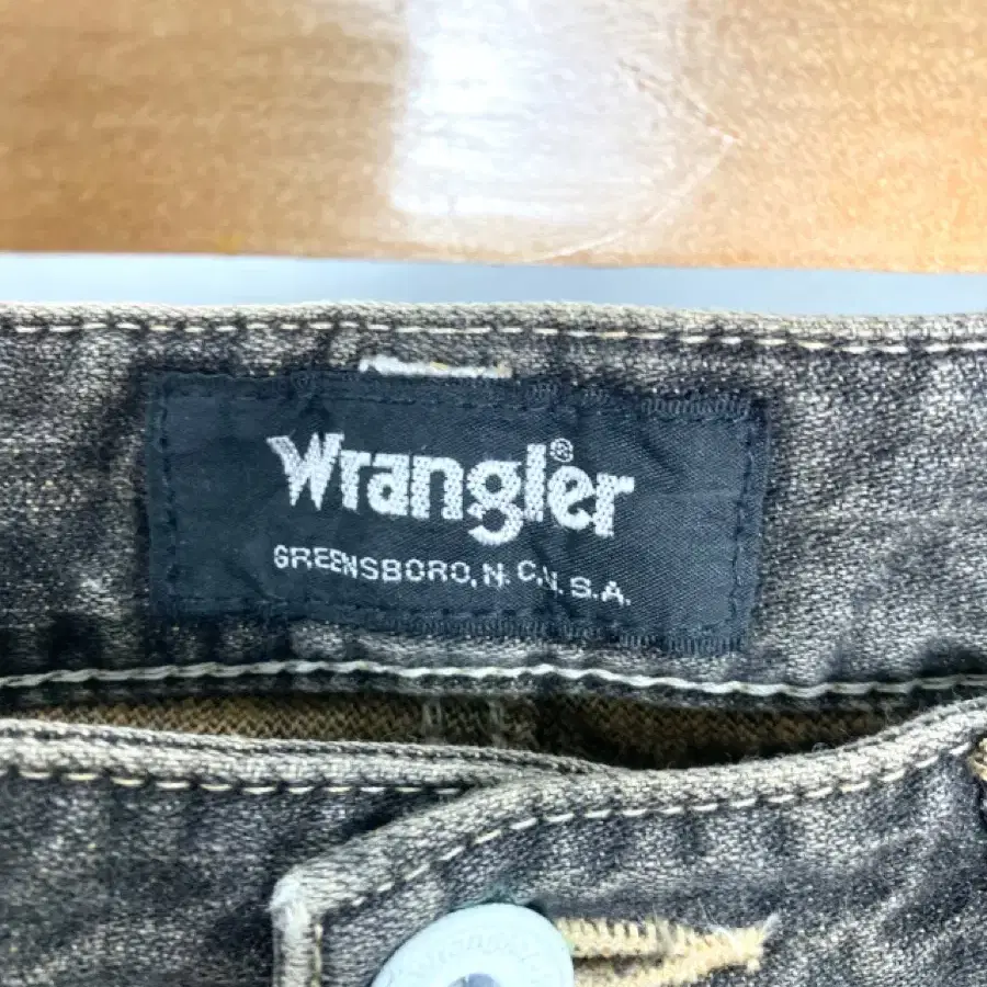 WRANGLER boots cut denim