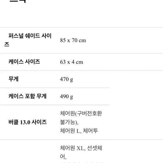 헬리녹스 퍼스널쉐이드 탄