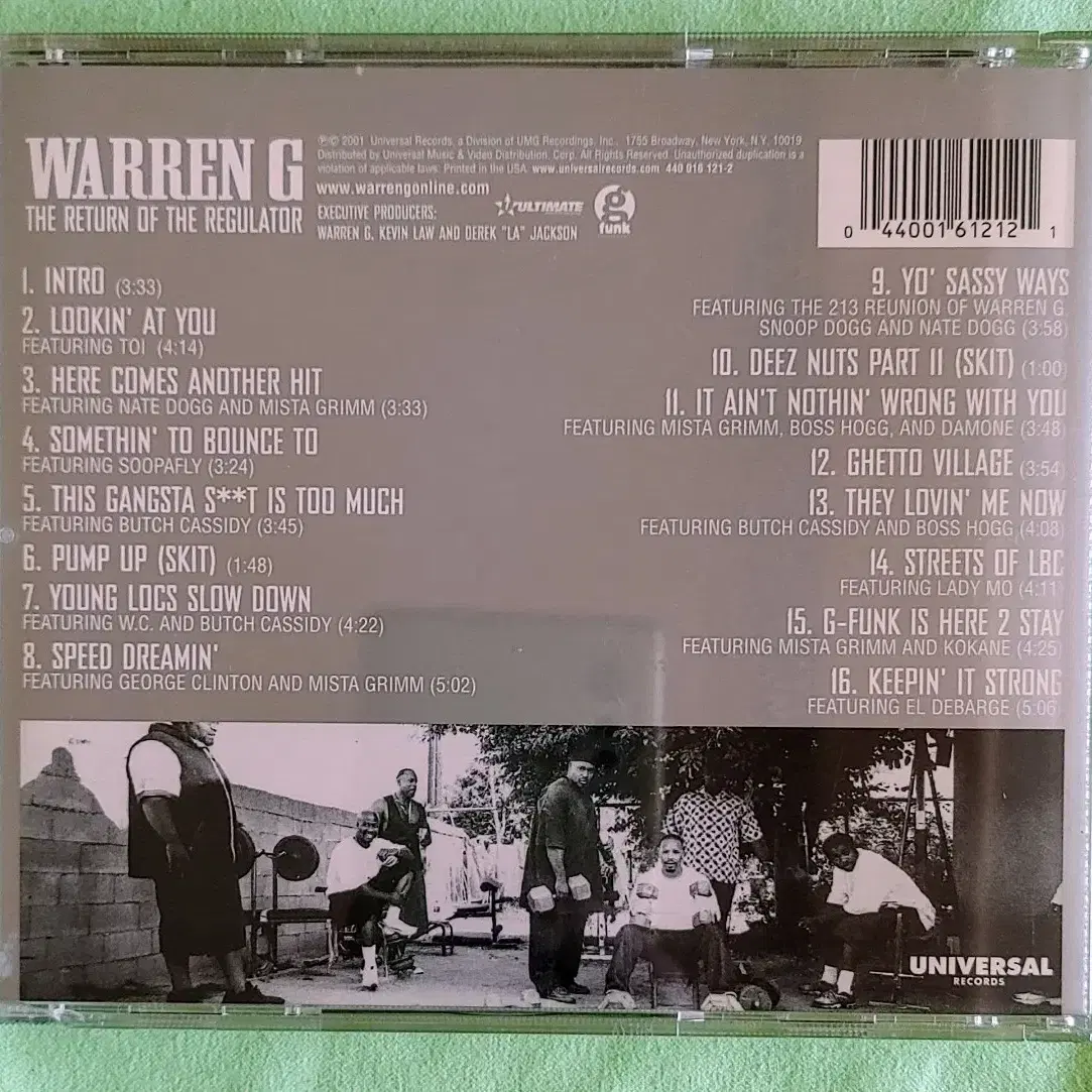 힙합 Warren G 4집 CD