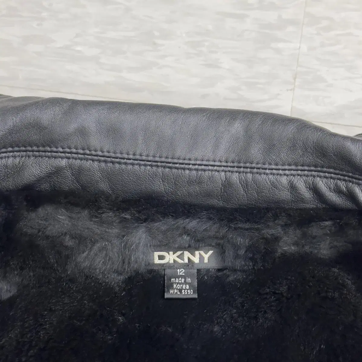 DKNY 천연 양가죽 블루종 가죽자켓 12