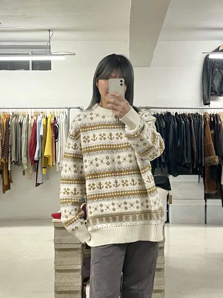 JW ANDERSON x UNIQLO anchor pattern knit