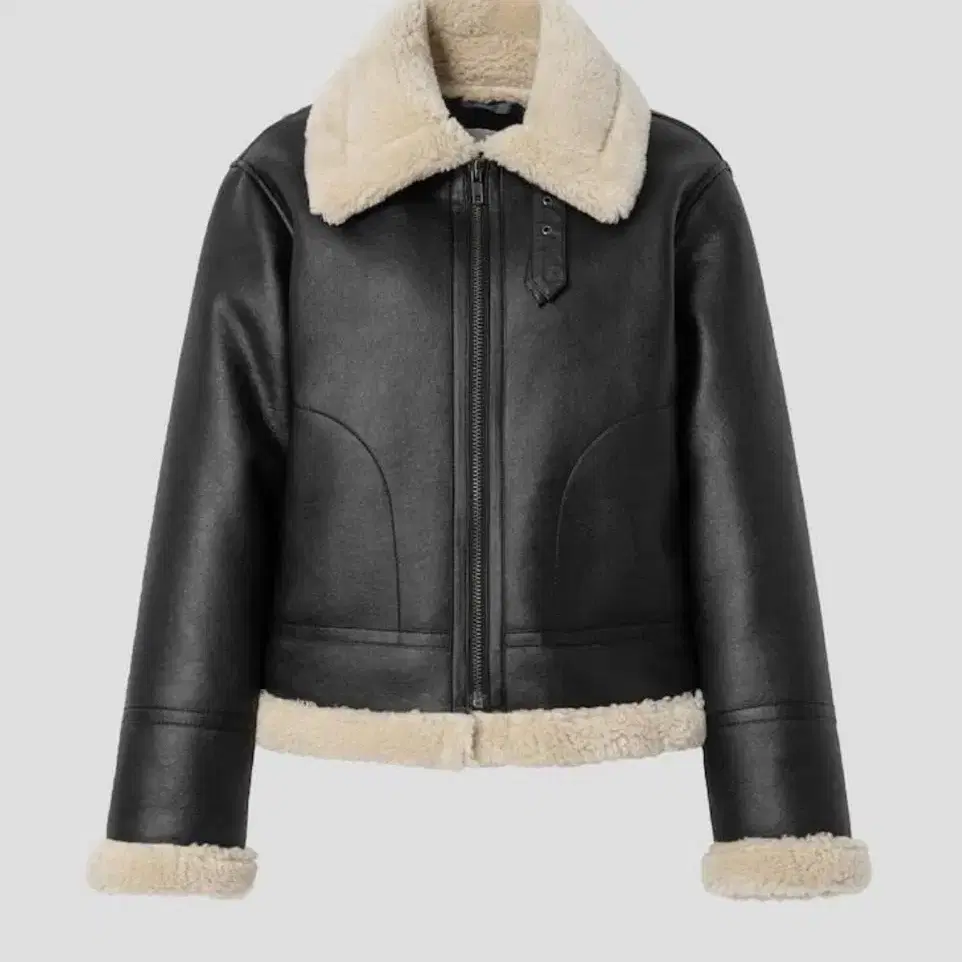 구호플러스 Signature Shearling Faux Leather 무