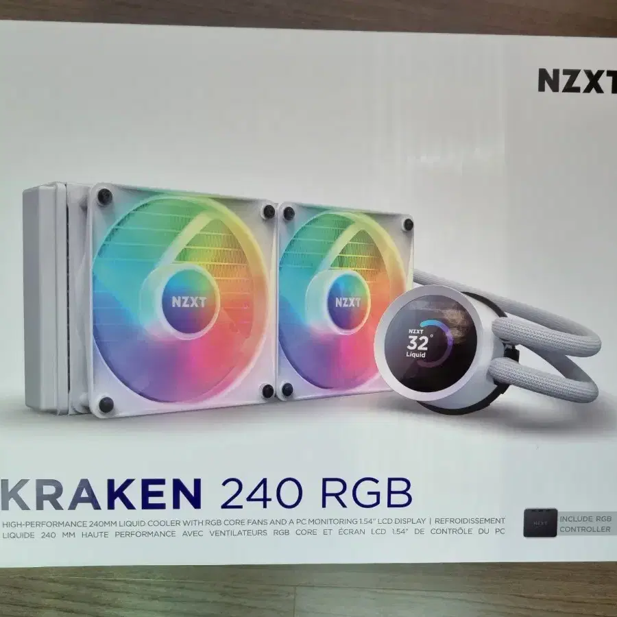 NZXT KRAKEN 크라켄 240 RGB 화이트