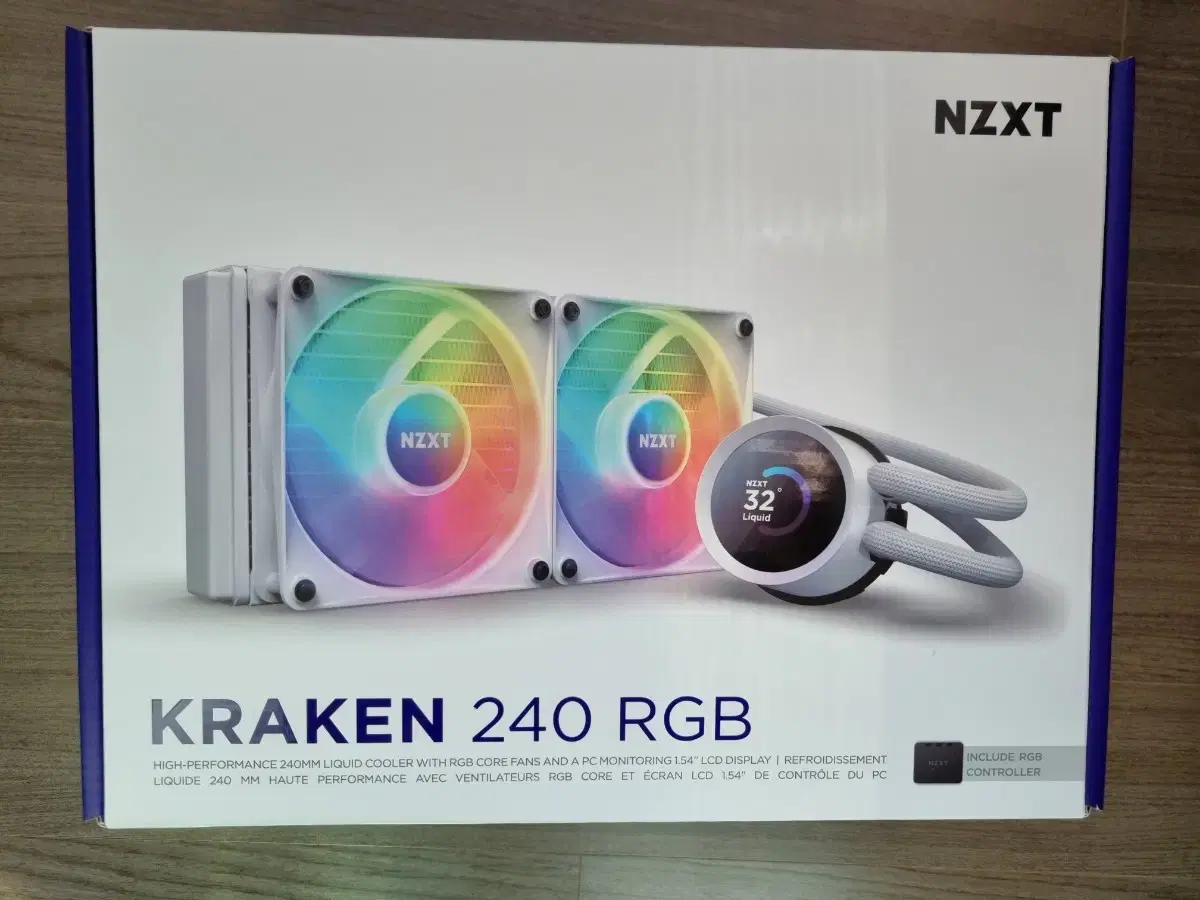 NZXT KRAKEN 크라켄 240 RGB 화이트