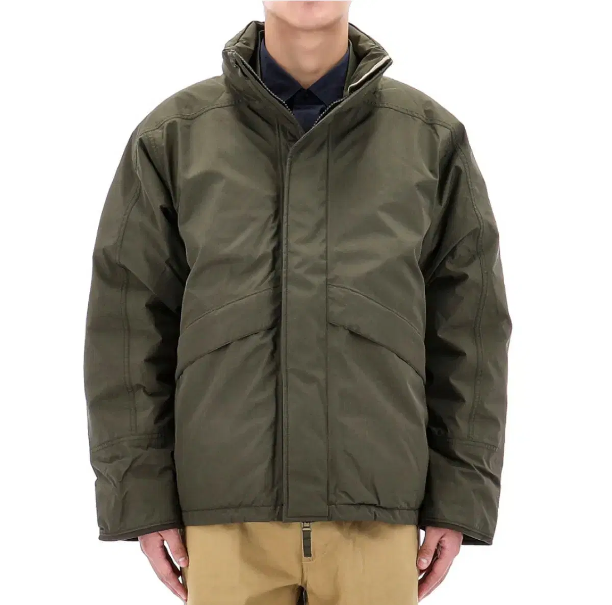 Nanamika Gore-Tex Short Down Khaki,Navy