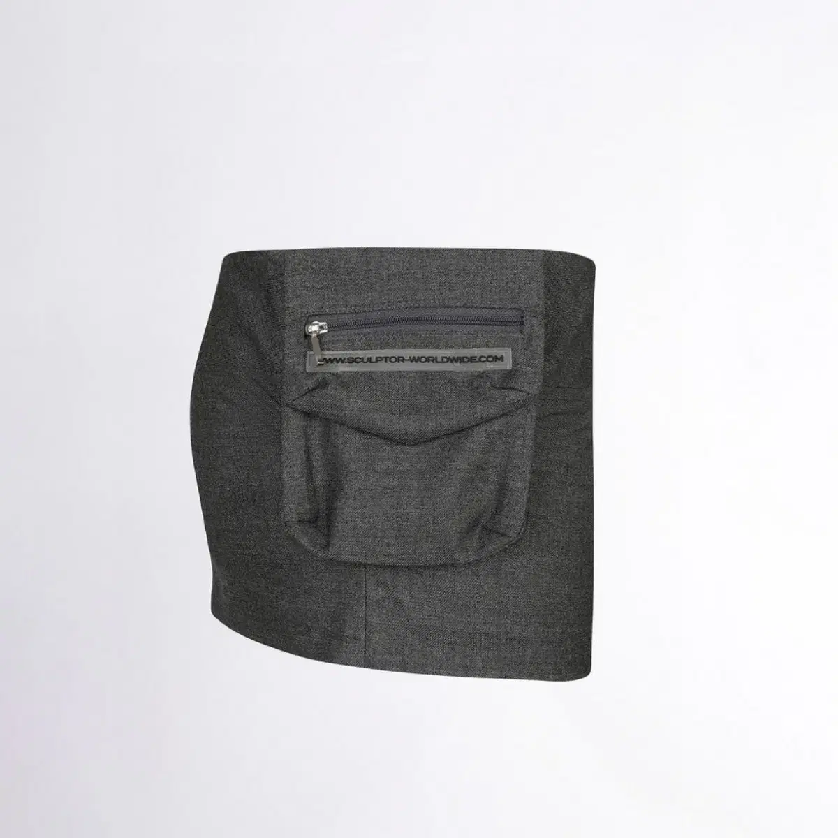 스컬프터 waist point classic skort 그레이