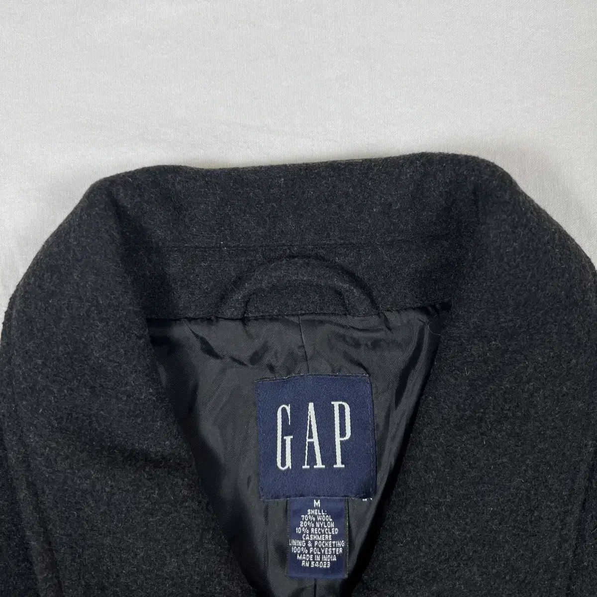 90s 갭 gap 울 롱코트