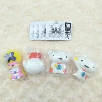 짱구는 못말려(크레용 신짱) 슈퍼 시로 소프비 피규어 전 4종 풀콤프
