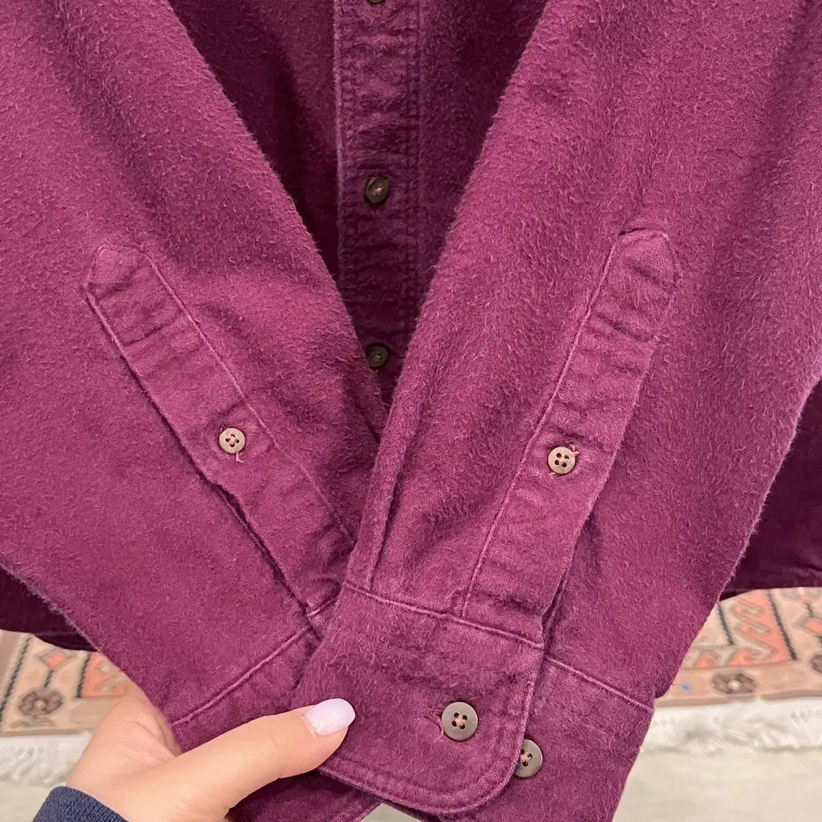 90s Woolrich 울리치 샤모아 셔츠 (made in USA)