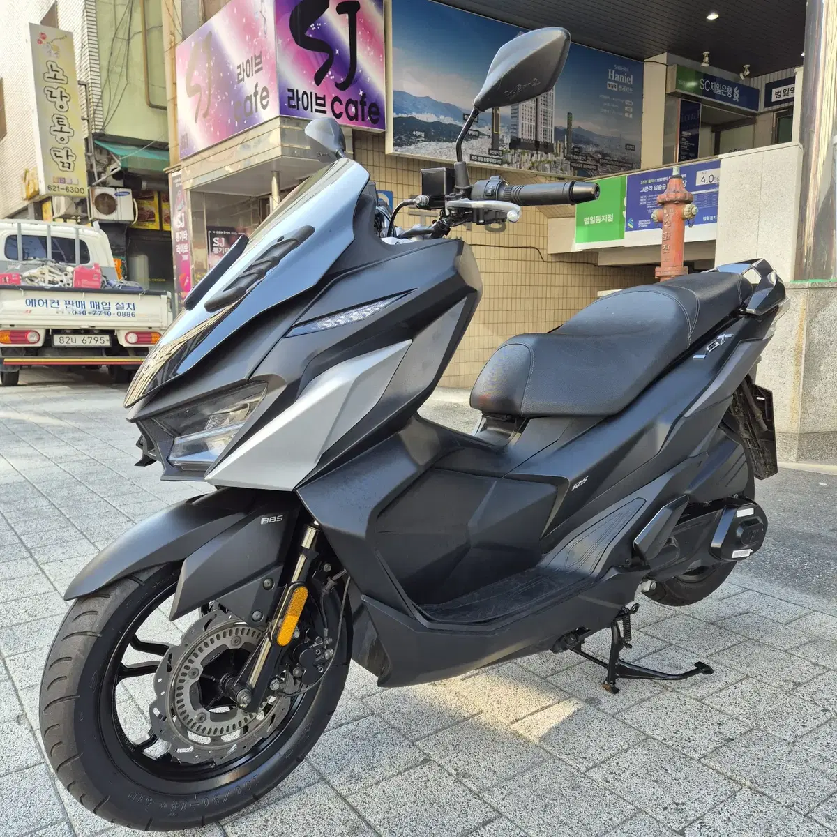 부산 센터판 A급 SYM VSX125 판매합니다.