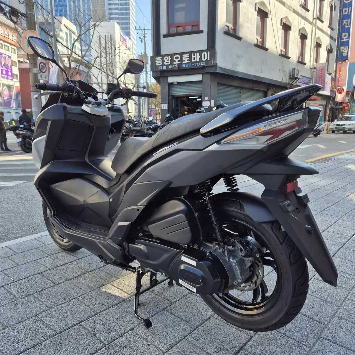 부산 센터판 A급 SYM VSX125 판매합니다.