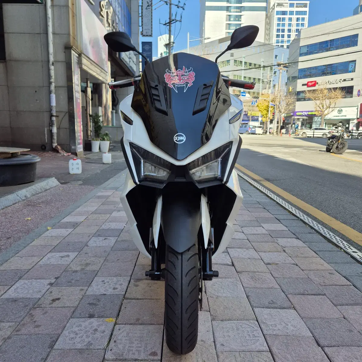 부산 센터판 S급 SYM VSX125 판매합니다.