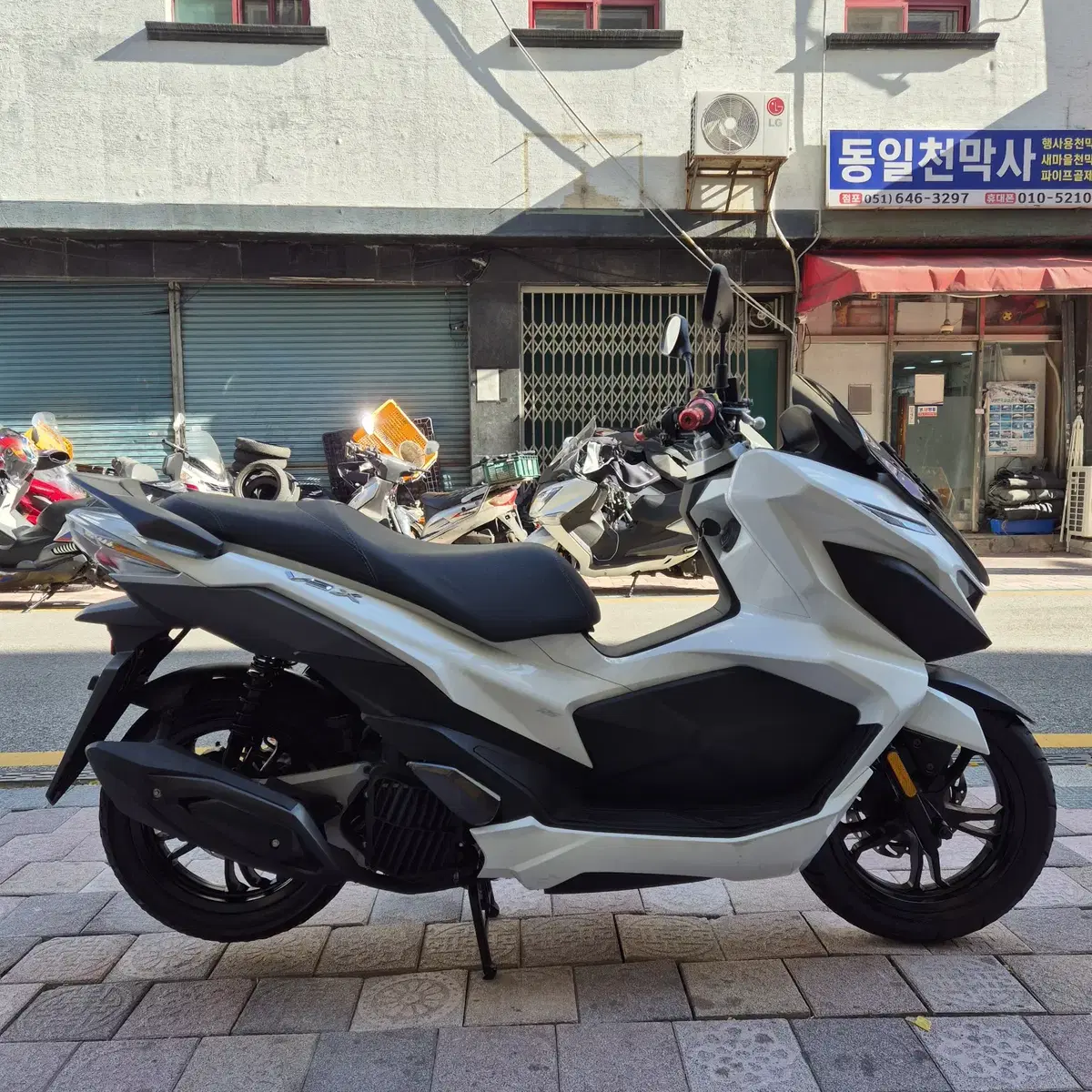 부산 센터판 S급 SYM VSX125 판매합니다.