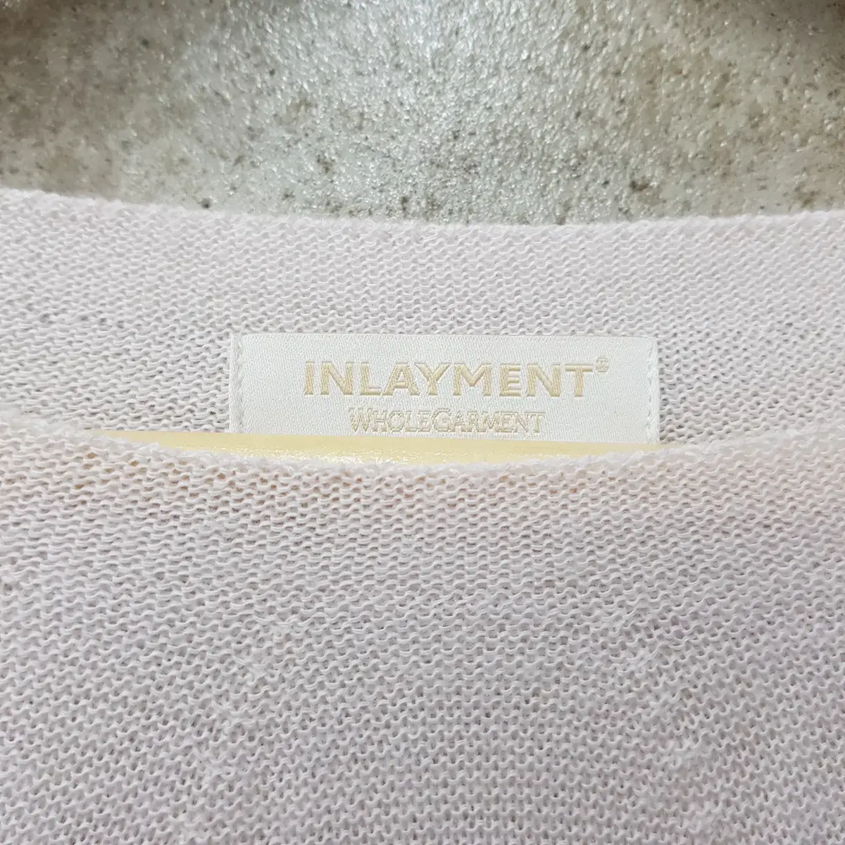 INLAYMENT 인레이먼트 홀가먼트 니트 F