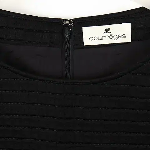 courreges dress 꾸레쥬 퀼팅원피스