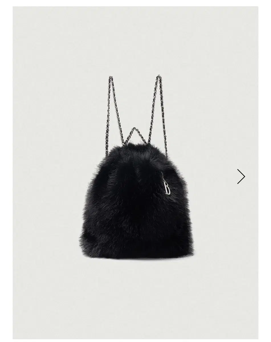 더바넷 퍼백팩 블랙 thebarnet fur backpack black