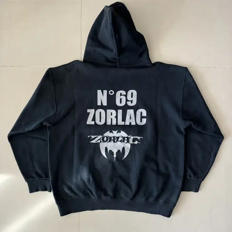 90s(1999) ZORLAC N.69 HOODIE XL