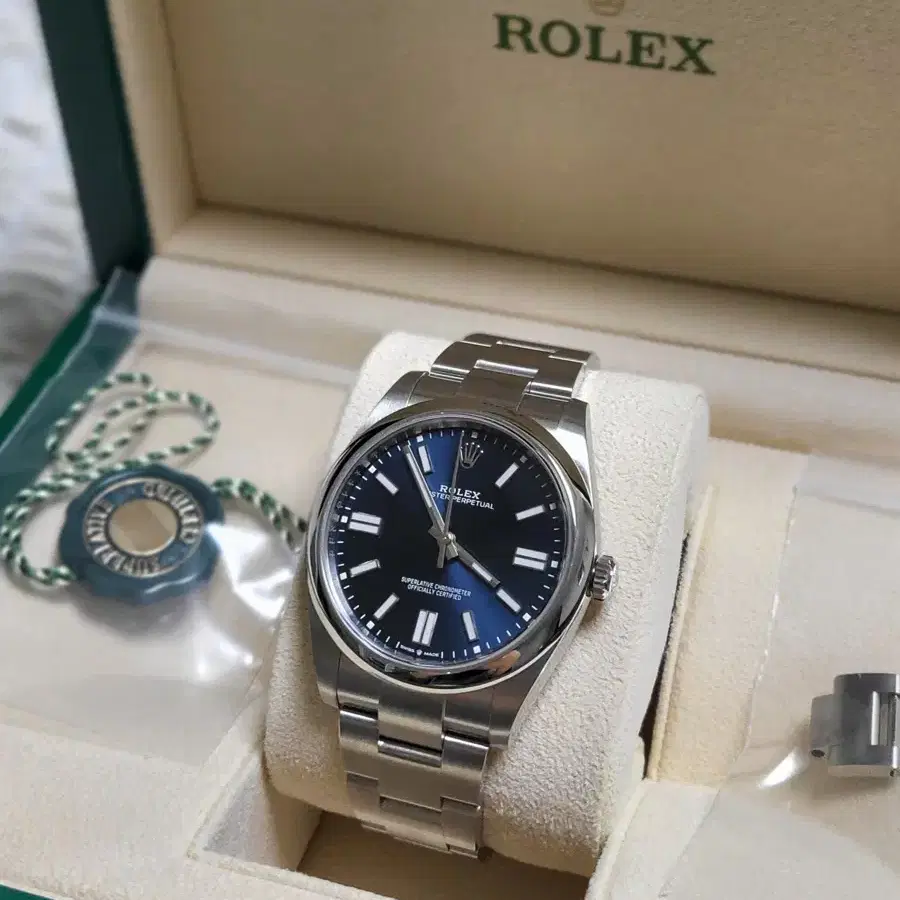 (새상품)롤렉스 op 41mm 청판 oyster perpetual 41