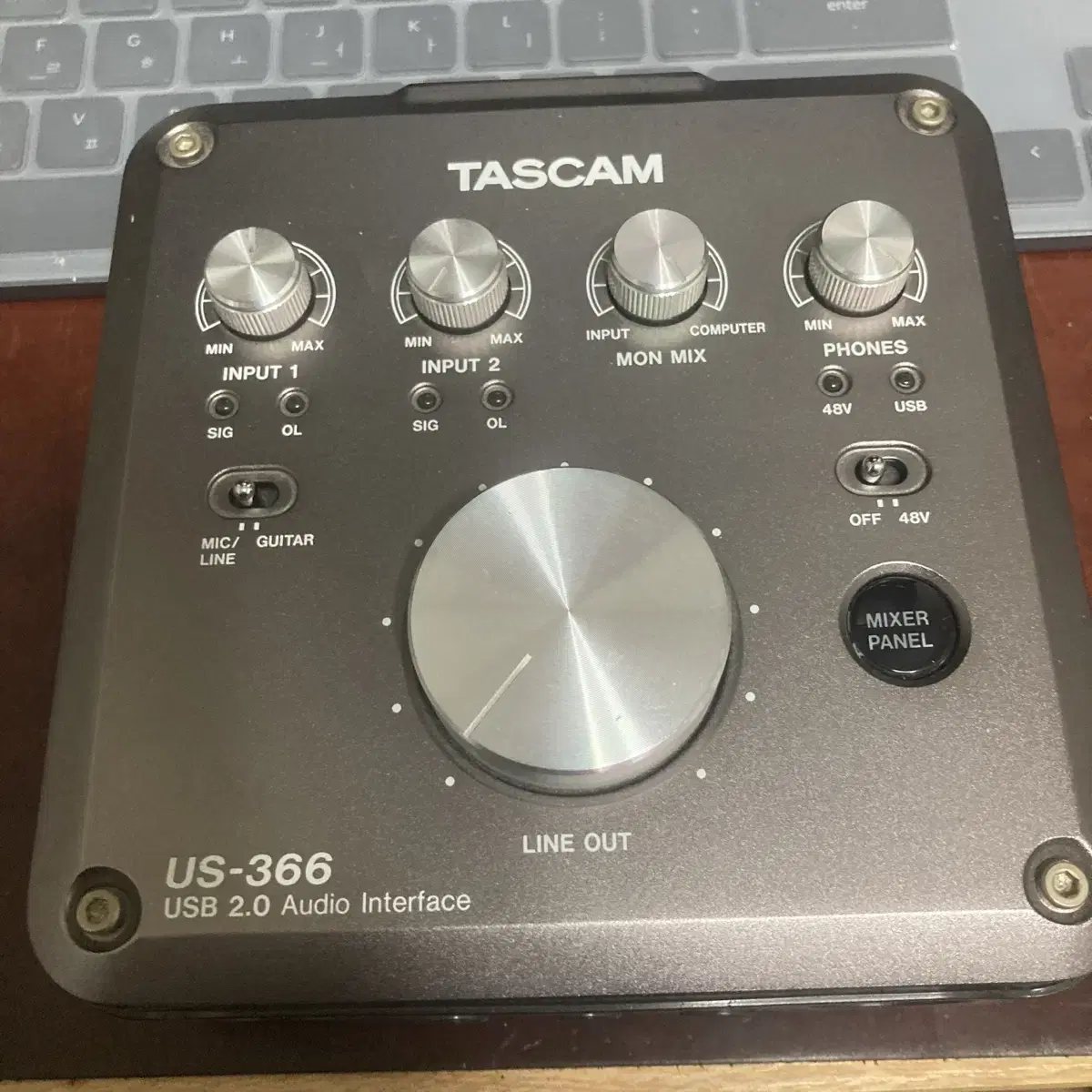 tascam us-366 오디오인터페이스