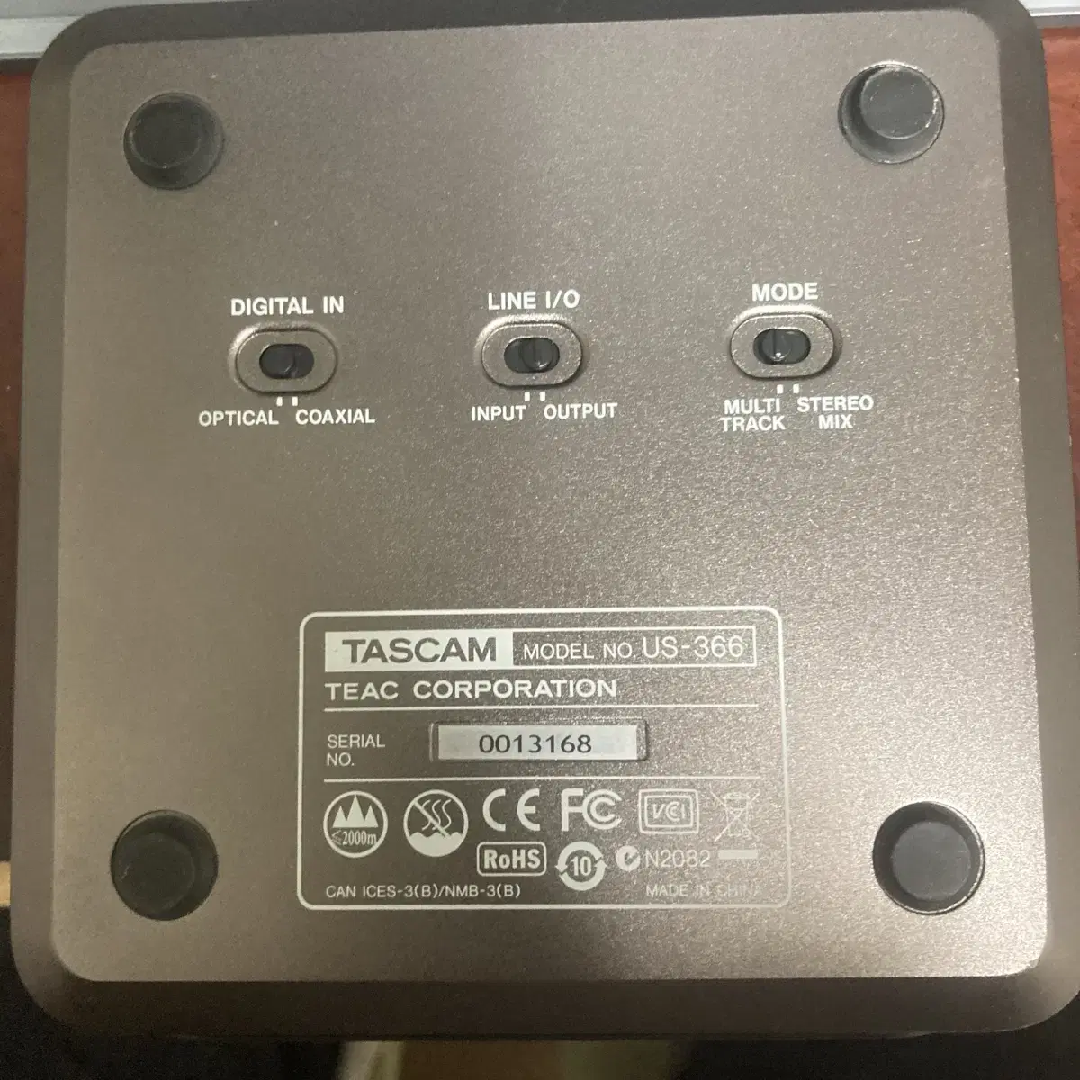 tascam us-366 오디오인터페이스