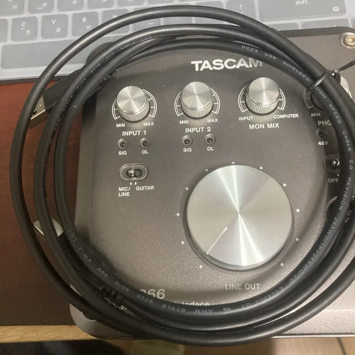 tascam us-366 오디오인터페이스