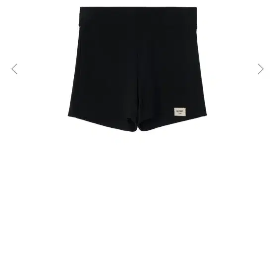 글로니 G CLASSIC RIB SHORTS (BLACK) 립숏츠 m