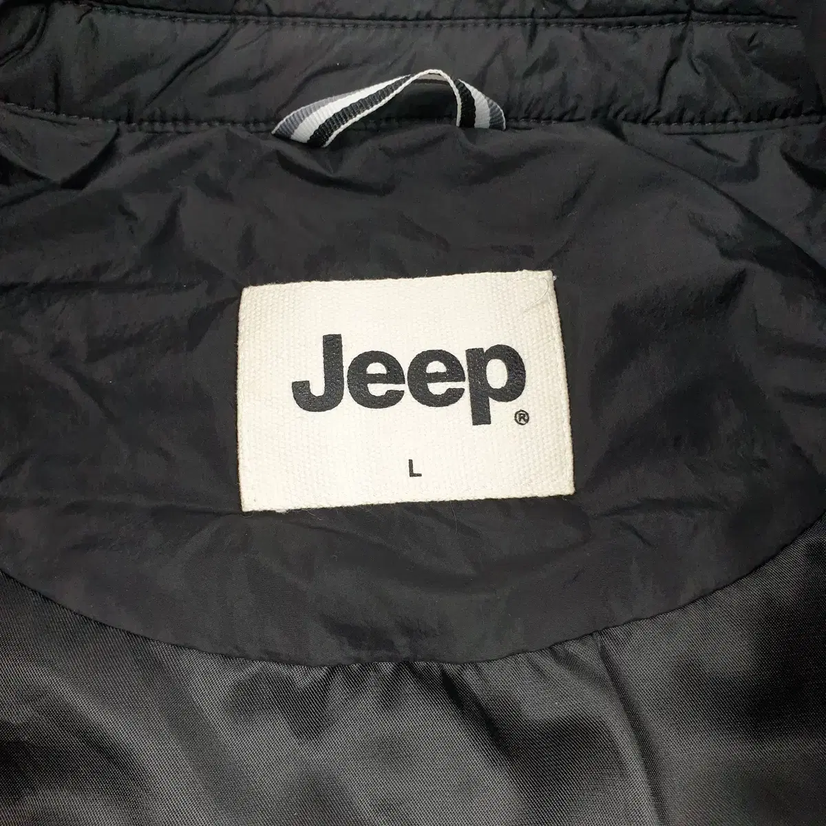 Jeep 지프 남성 경량 패딩 점퍼(블랙)(100L)