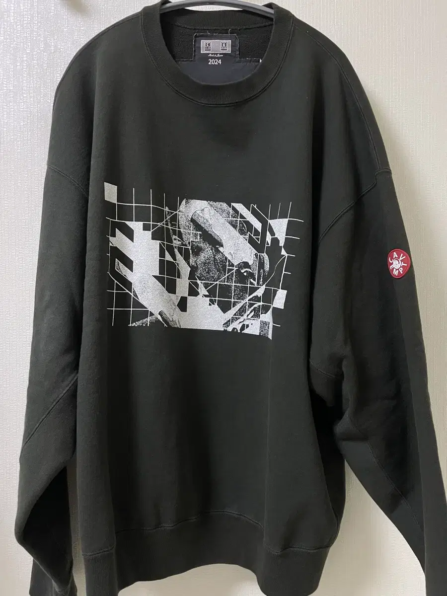 24SS cavempt 카브엠트 크루넥 블랙 XL