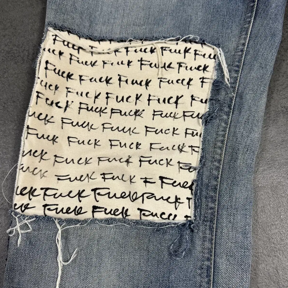 Valkristopher Fuck Denim Pants