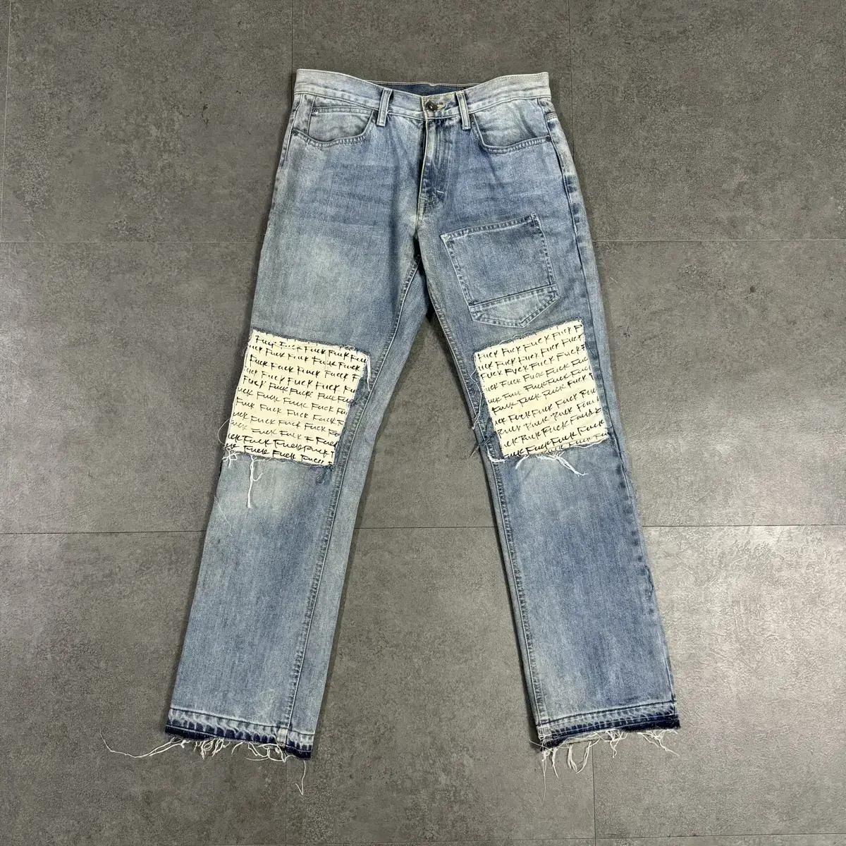 Valkristopher Fuck Denim Pants