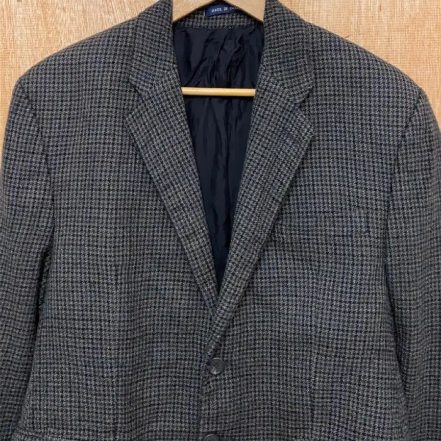 CHAPS ralph lauren houndstooth wool jack