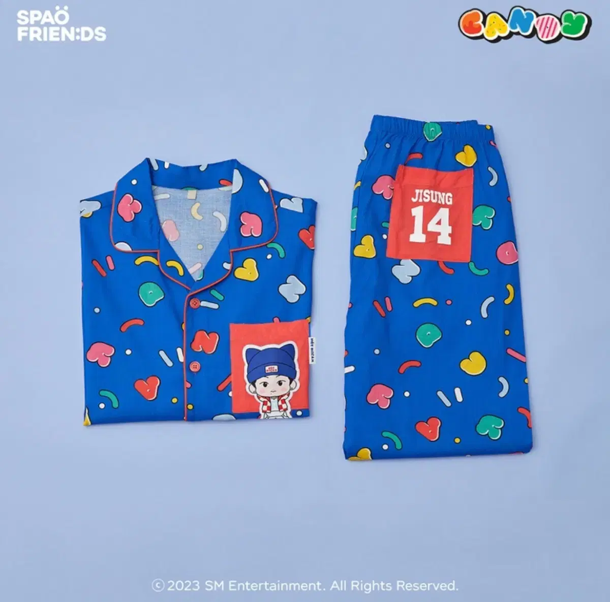 Unsealed) Spao NCT Candy jisung Sleepwear Pajamas S,M,L,Xl