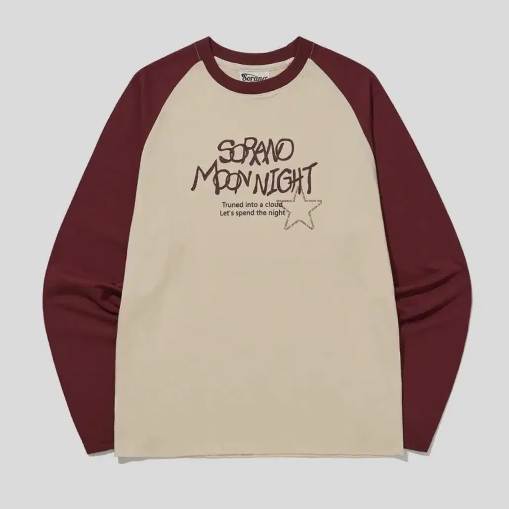 소라노 슬리브리스 Moon Night Raglan L/S Tee