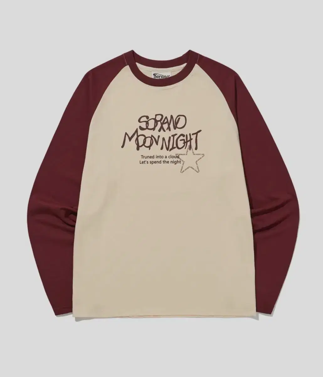 소라노 슬리브리스 Moon Night Raglan L/S Tee