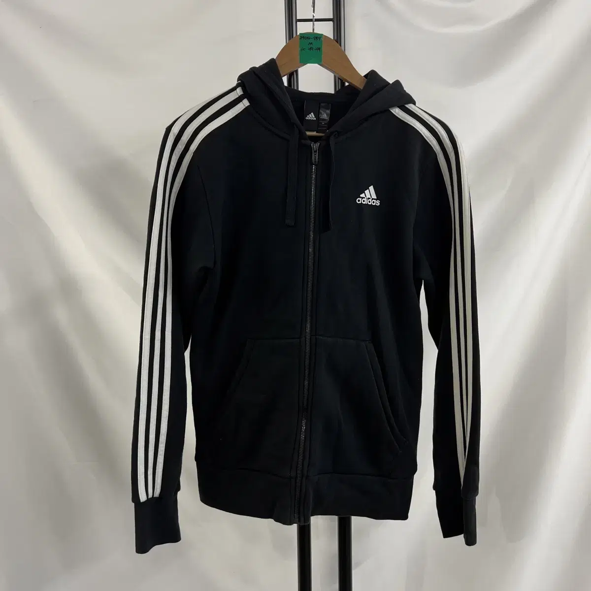 [Genuine/M] Adidas Samsun Black Hoodie Zip Up