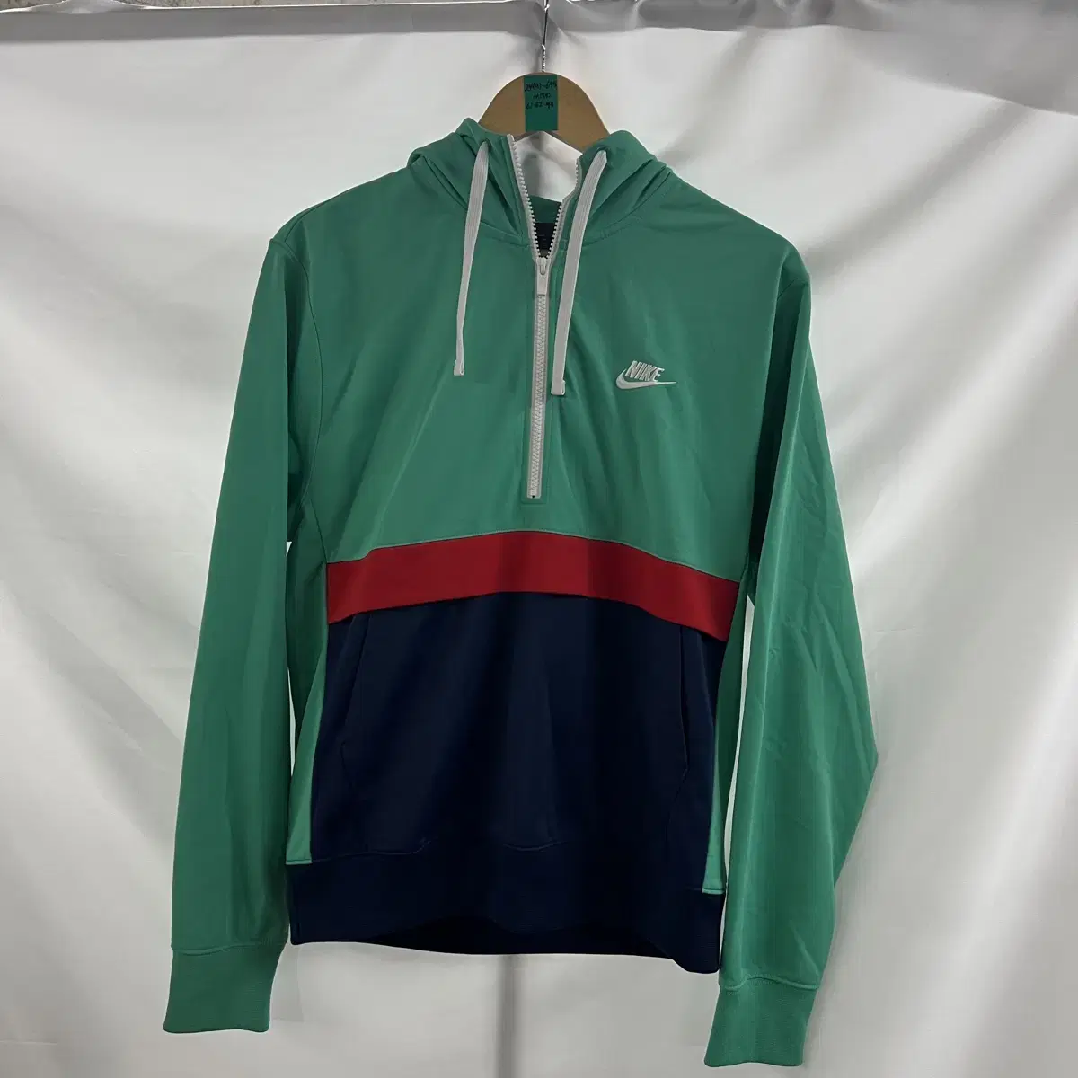 [Genuine/M] Nike Swoosh Half Zip Up Mint Anorak