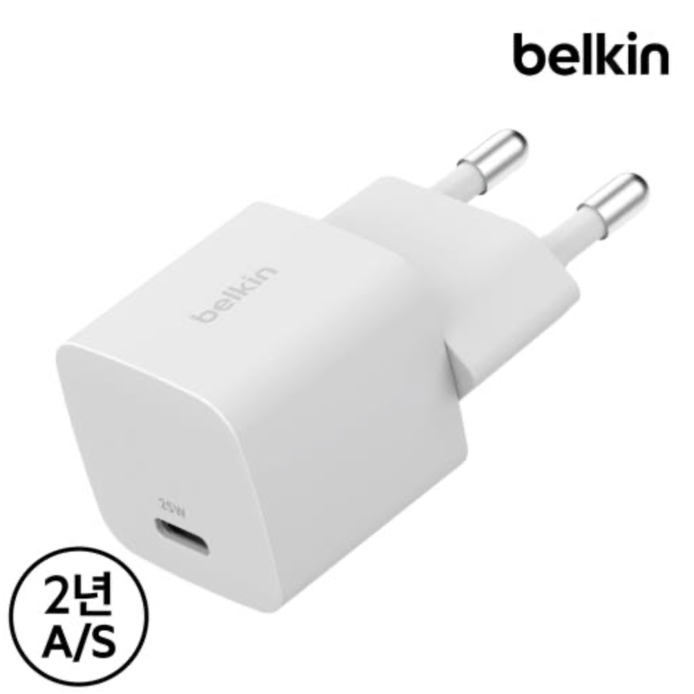 [미개봉] 벨킨 25W USB-C PD 3.1 충전기 (18,000원)