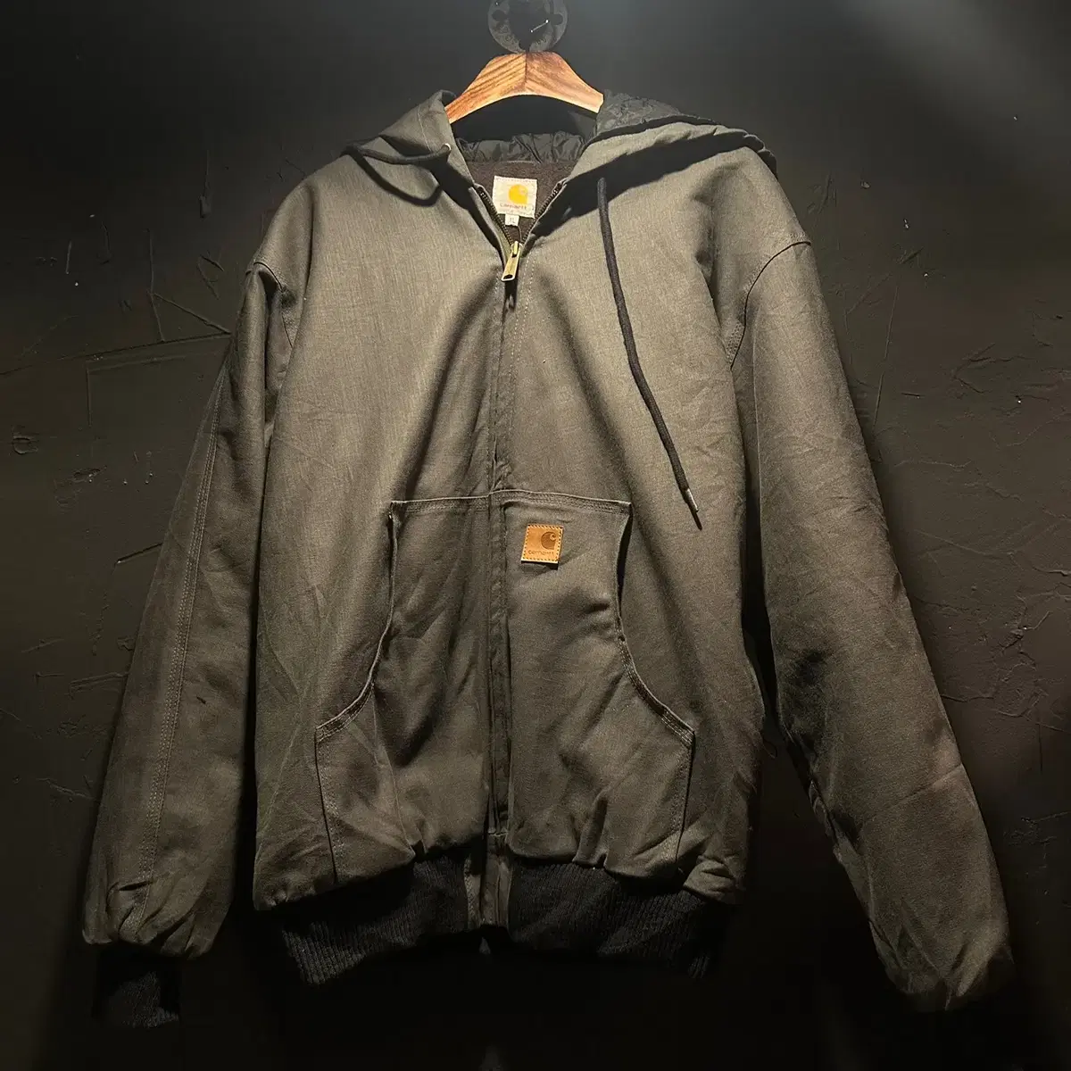 Carhartt VTG 칼하트 빈티지 액티브 후드점퍼 차콜