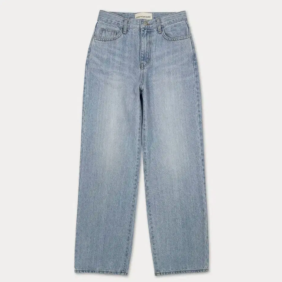 썸웨어버터 straight denim pants 라이트블루 일자데님팬츠