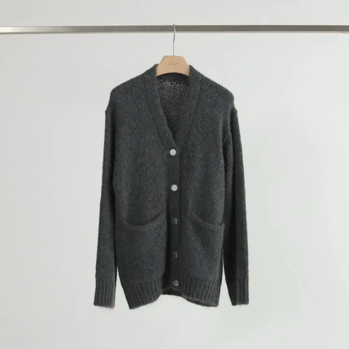 Lathrow Pulsar Black Knit Cardigan