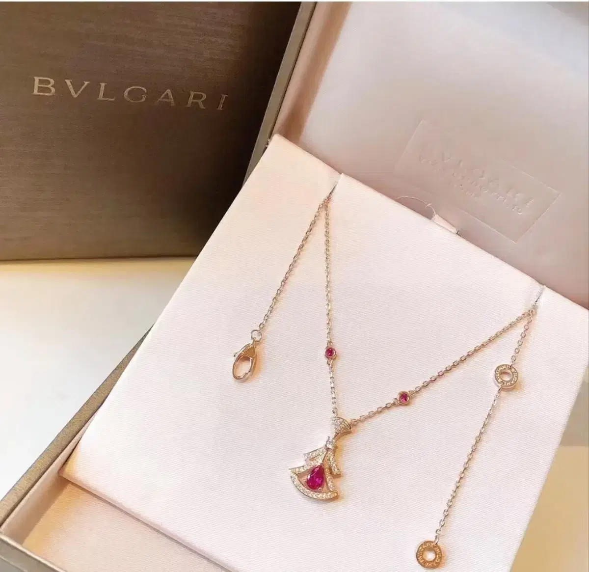 불가리 BVLGARI 클래식 목걸이